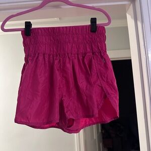 Free People Pink The Way Home Shorts